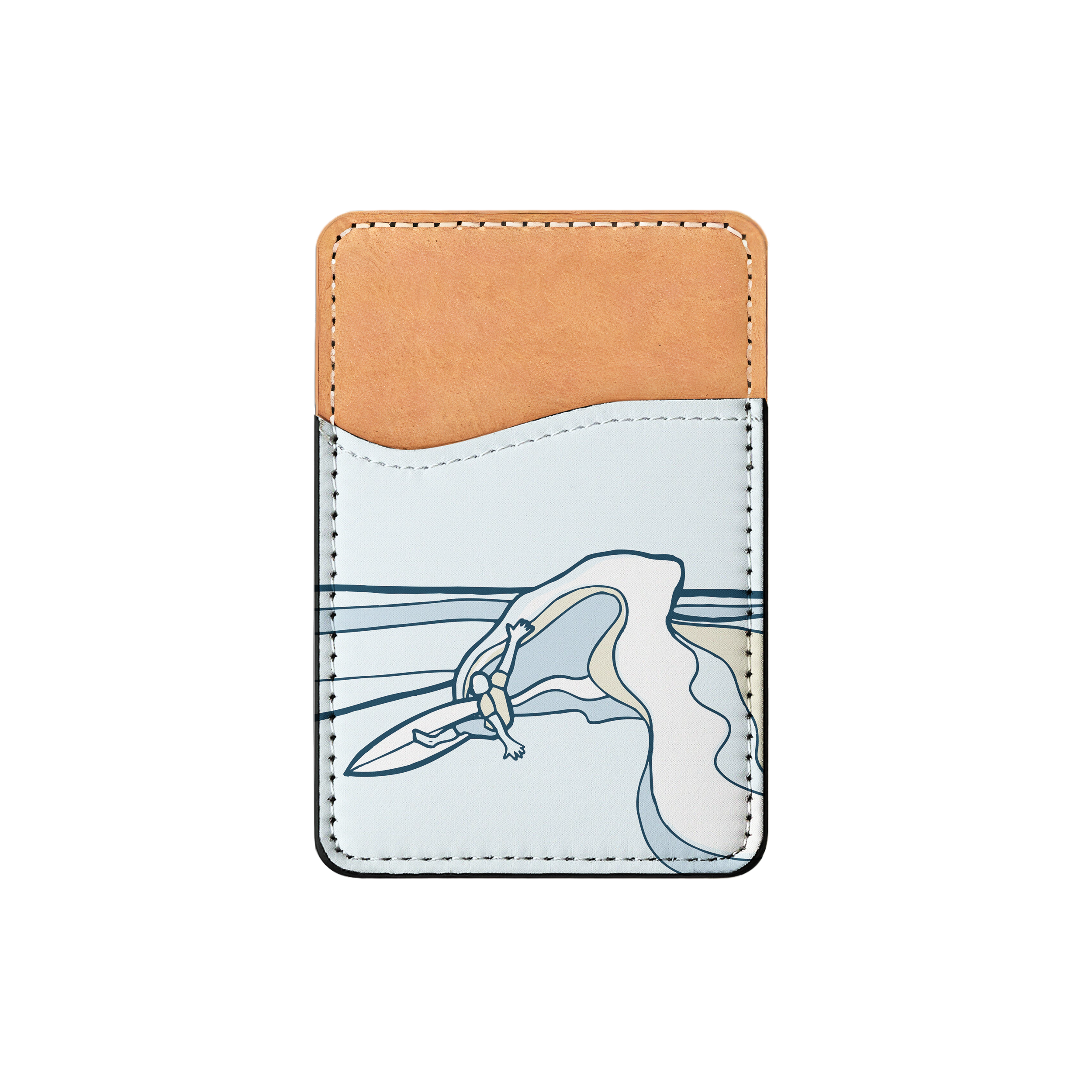 Blue Surfer Wallet